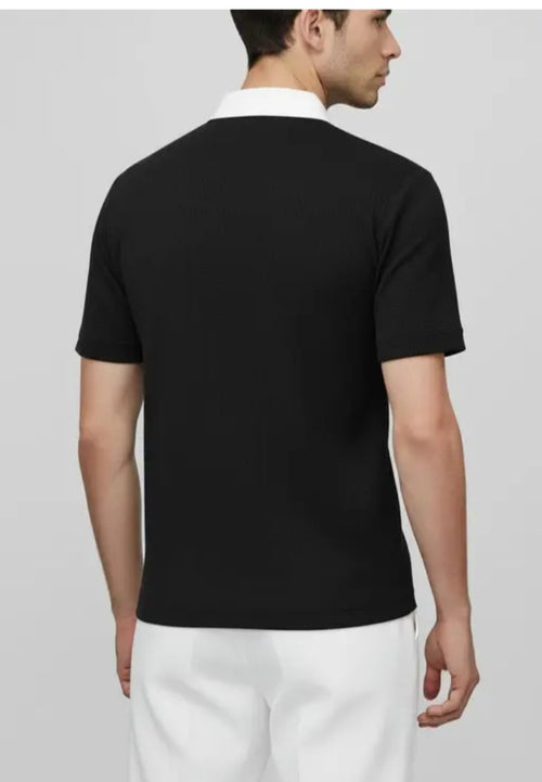 Men Polo Neck Half Sleeves Tshirt. 616276512