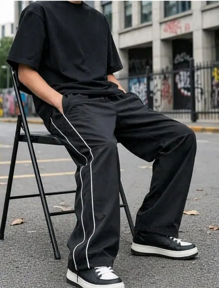Trendy Trousers For Summer II 2 Pipping New Design II Gym Track Pant II For Men & Women. 921551504