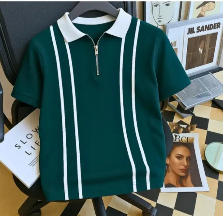 Men Polo Neck Half Sleeves Tshirt. 616276514