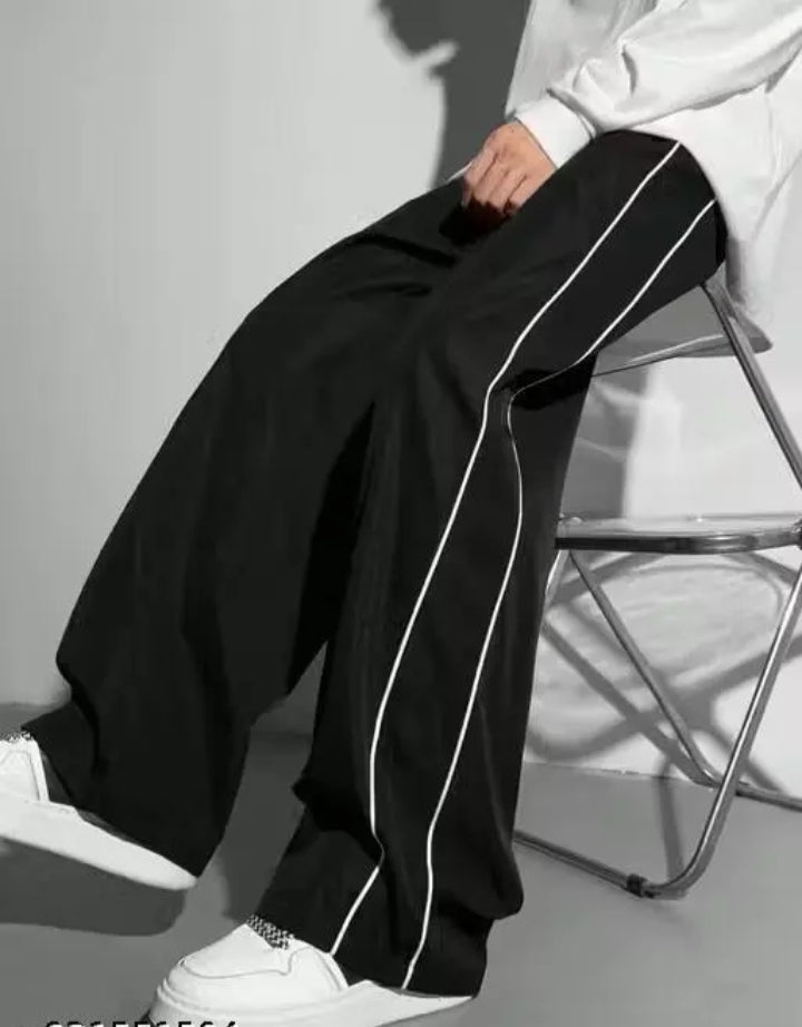 Trendy Trousers For Summer II 2 Pipping New Design II Gym Track Pant II For Men & Women. 921551504