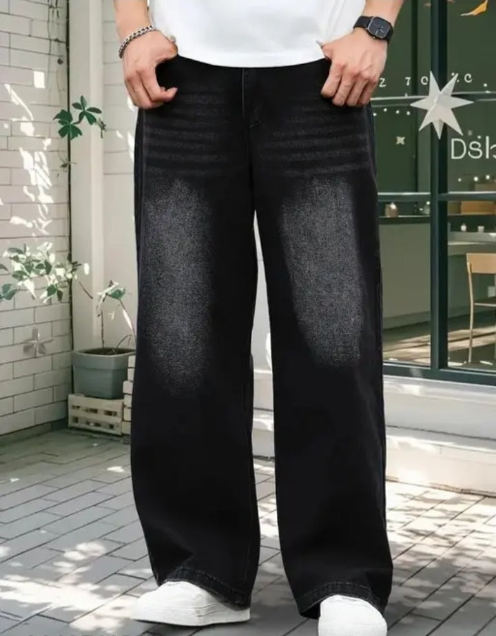 STYLISH WIDE LEG JEANS FOR MENS.  1040548272