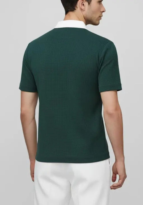 Men Polo Neck Half Sleeves Tshirt. 616276514